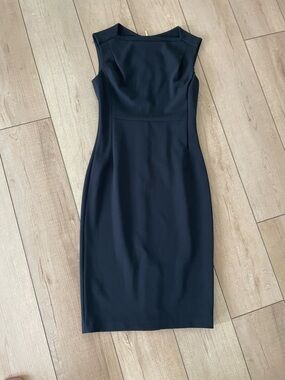 Calvin Klein Black Sleeveless Sheath Dress - Size 0